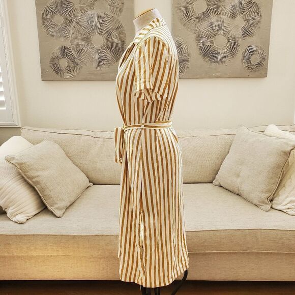 Ten Sixty Sherman | Button Front Shirt Striped Dress - Picture 7 of 16
